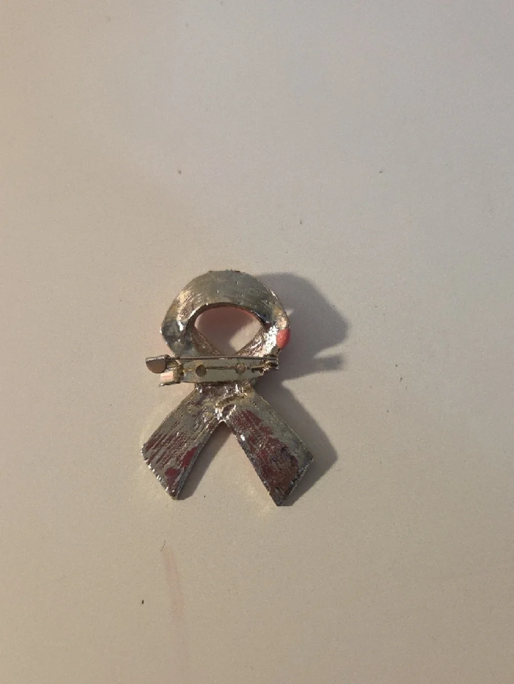 Pink Ribbon Enamel Awareness Brooch - Womens Jewelry